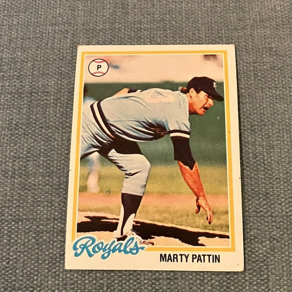 1978 Topps Kansas City Royals Baseball Card Trading Card
